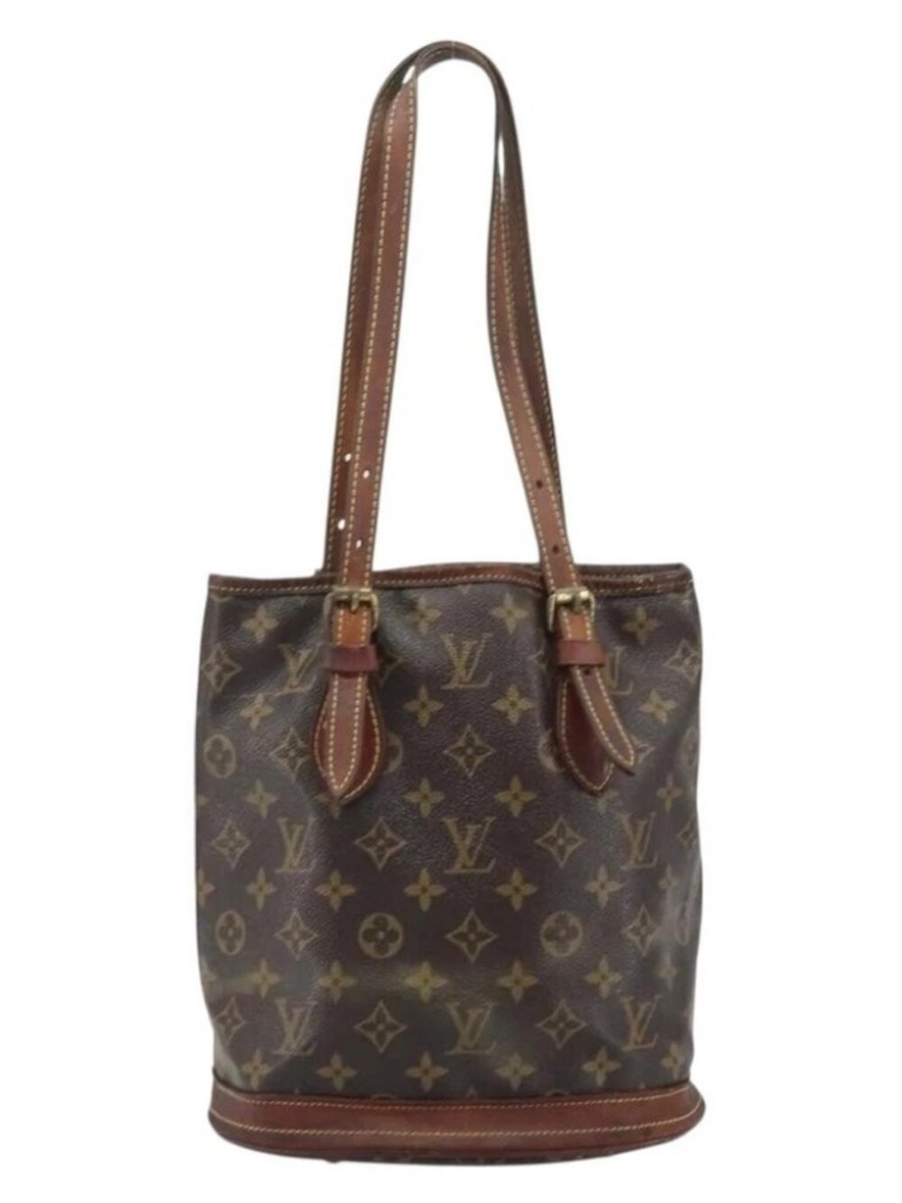 LOUIS VUITTON Monogram Bucket PM Shoulder Bag